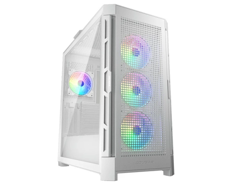 Obudowa Cougar Gaming Duoface Pro RGB - Midi Tower - PC - biały - ATX - EATX - micro ATX - Mini-ITX - SSI CEB - Metal - Szkło hartowane - Gry