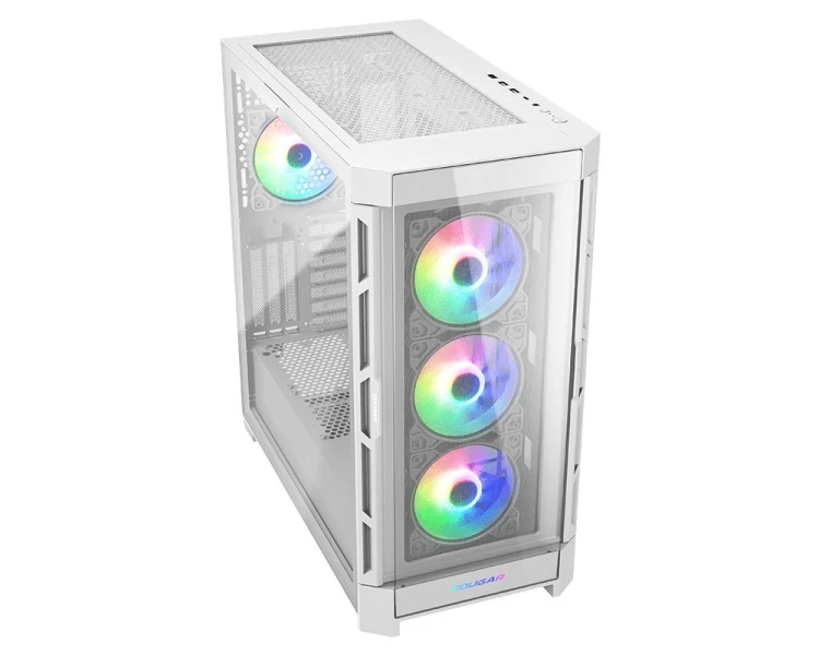 Obudowa Cougar Gaming Duoface Pro RGB - Midi Tower - PC - biały - ATX - EATX - micro ATX - Mini-ITX - SSI CEB - Metal - Szkło hartowane - Gry