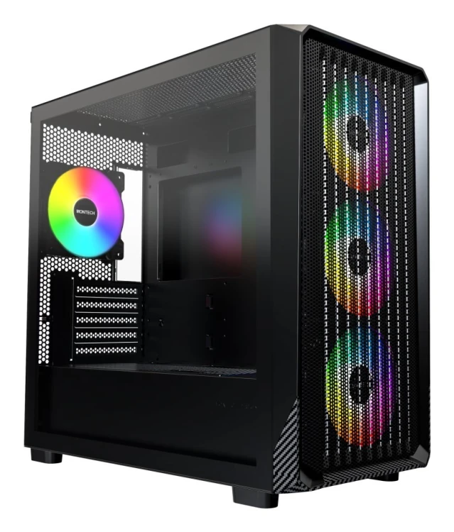 Montech X5M (B) zabezpieczenia & uchwyty komputerów Micro Tower Czarny