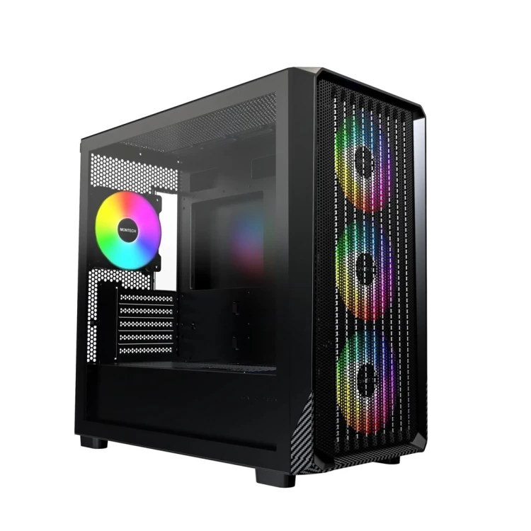 Montech X5M (B) zabezpieczenia & uchwyty komputerów Micro Tower Czarny