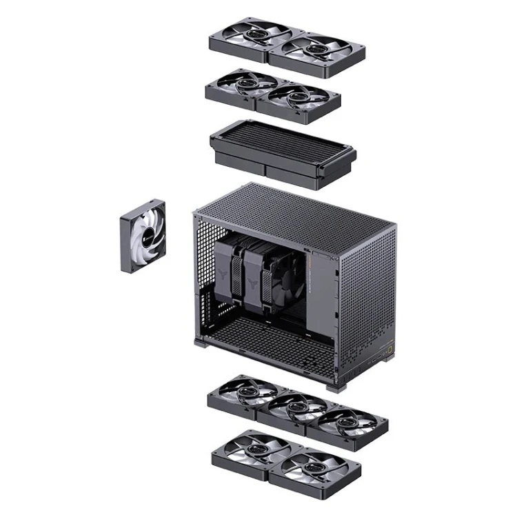 Jonsbo D32 PRO Midi Tower Czarny