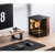 Obudowa PC Jonsbo TK-0, Mini-Tower, Mini-ITX, Tempered Glass, Holz - schwarz