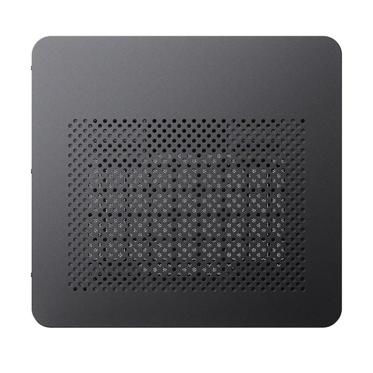 Obudowa PC Jonsbo TK-0, Mini-Tower, Mini-ITX, Tempered Glass, Holz - schwarz