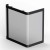 Obudowa PC Jonsbo TK-0, Mini-Tower, Mini-ITX, Tempered Glass, Holz - schwarz