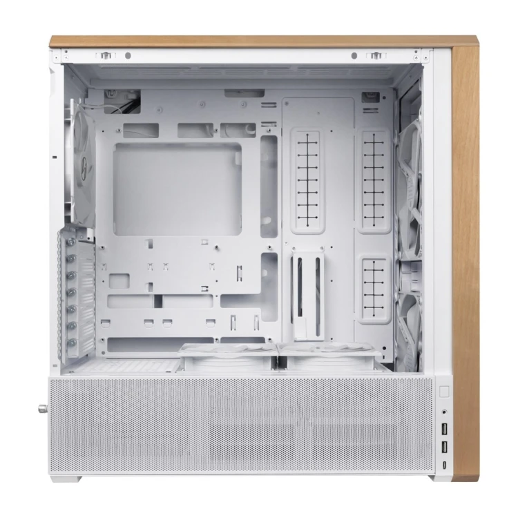 Obudowa PC Lian Li Lancool 217, Midi-Tower, ATX, szkło hartowane - biały