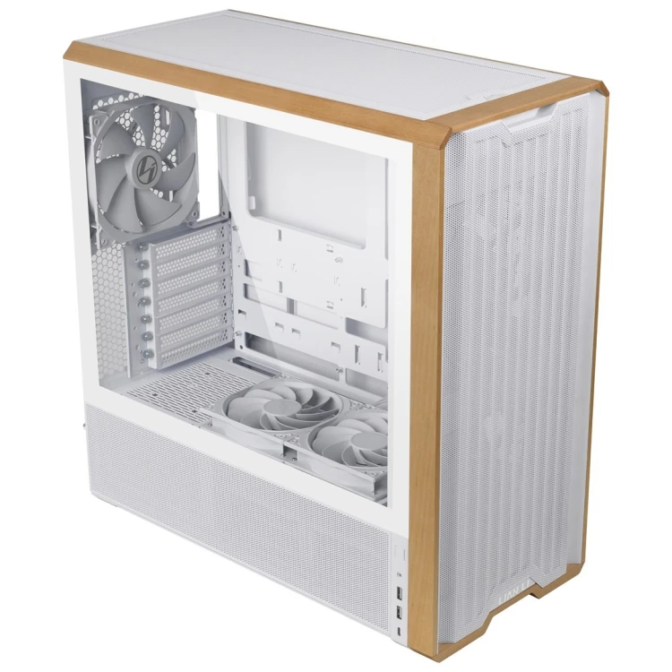 Obudowa PC Lian Li Lancool 217, Midi-Tower, ATX, szkło hartowane - biały