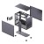 Obudowa PC Jonsbo D32 STD Mesh, Mini Obudowa, mATX