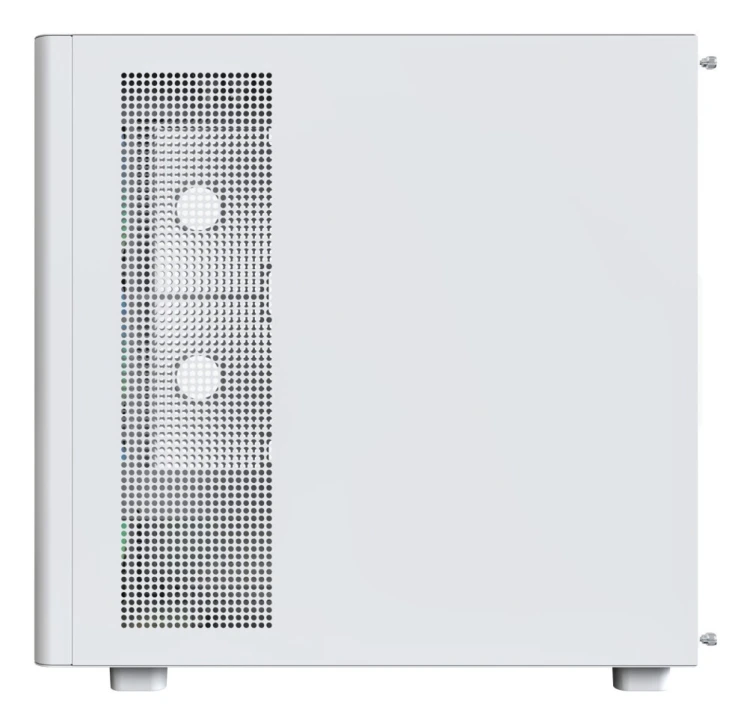 Drewniana obudowa PC Montech XR, Midi-Tower, ATX, ARGB, Szkło hartowane - biała