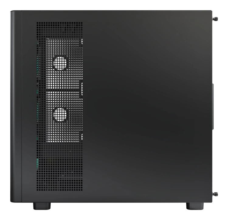 Drewniana obudowa PC Montech XR, Midi-Tower, ATX, ARGB, szkło hartowane
