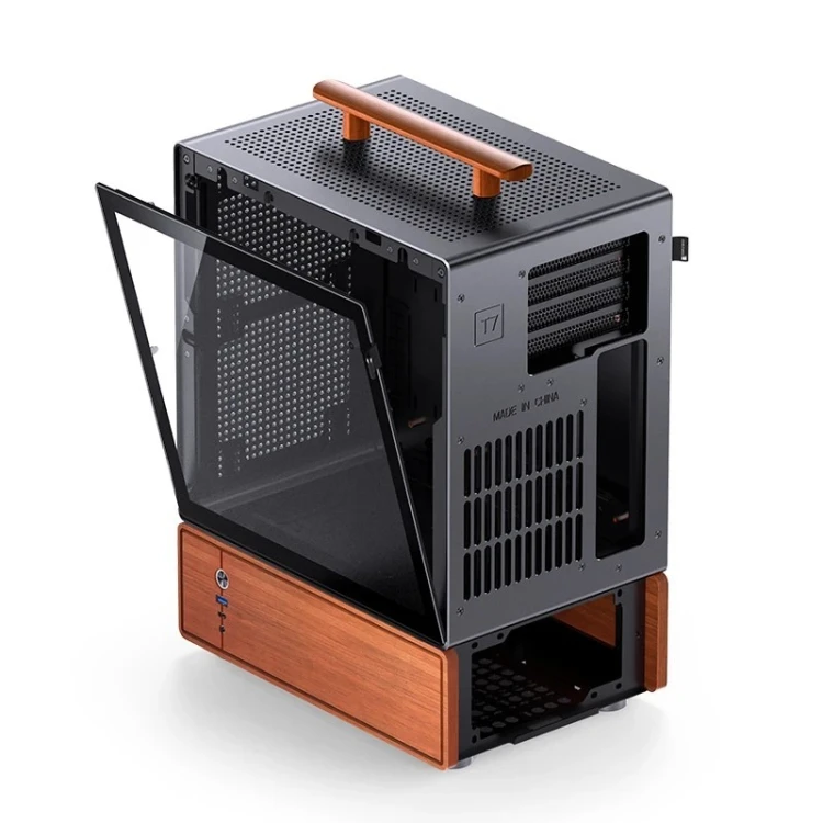 Obudowa PC Jonsbo T7, Midi-Tower, mATX, Szkło hartowane