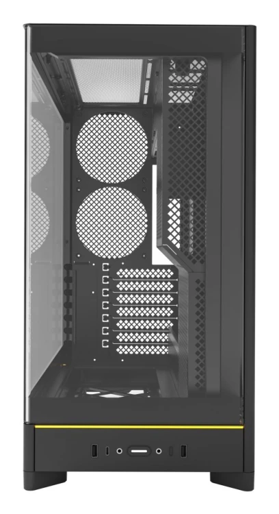Obudowa PC Montech HS02, Midi-Tower, ATX, Szkło hartowane, ARGB