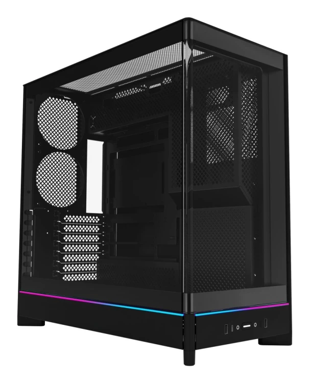 Obudowa PC Montech HS02, Midi-Tower, ATX, Szkło hartowane, ARGB