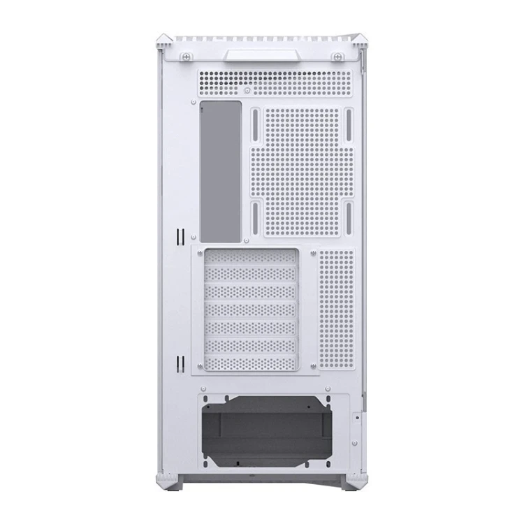 Obudowa PC Jonsbo D400, Midi Tower, ATX, Szkło Hartowane - biała