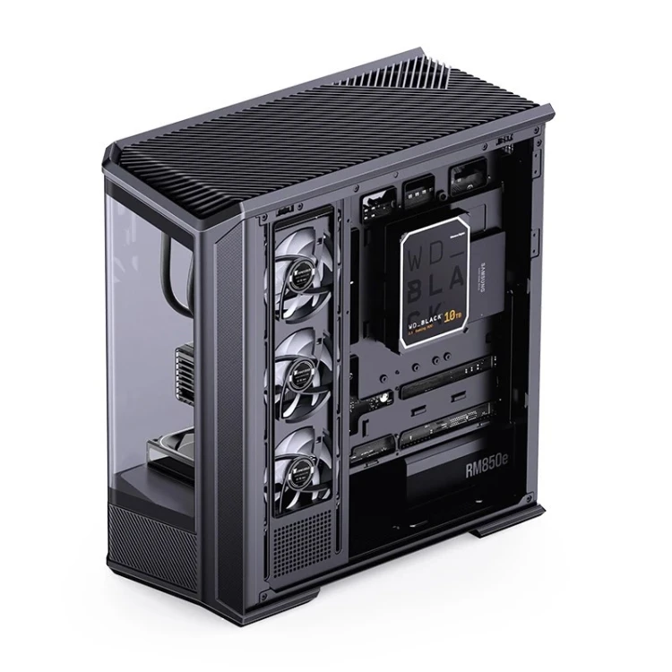 Obudowa PC Jonsbo D400, Midi Tower, ATX, Szkło Hartowane