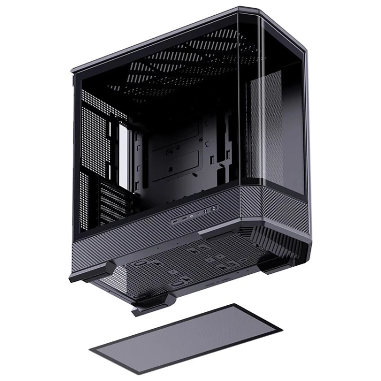 Obudowa PC Jonsbo D400, Midi Tower, ATX, Szkło Hartowane