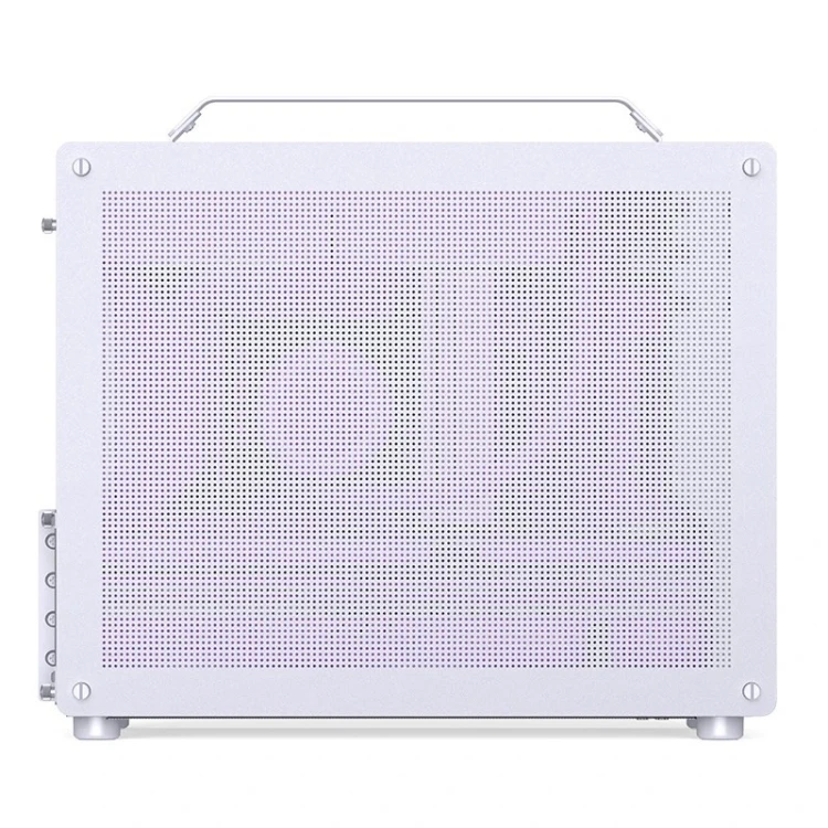 Obudowa Jonsplus Z20 GEJP-023 Mesh PC, Mini Tower, Micro-ATX, z uchwytem do przenoszenia - biała
