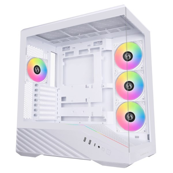 Obudowa PC Lian Li Vector V100, Midi-Tower, ATX, RGB, Szkło Hartowane - Białe