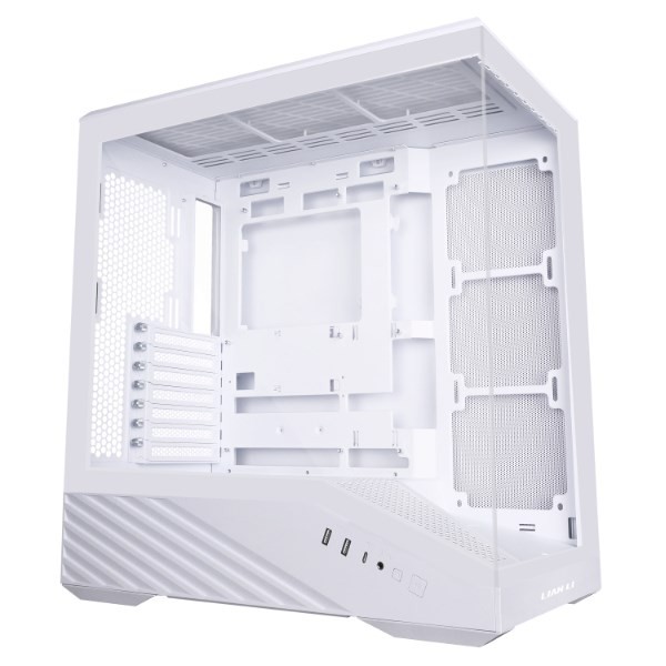 Obudowa PC Lian Li Vector V100, Midi-Tower, ATX, RGB, Szkło Hartowane - Białe