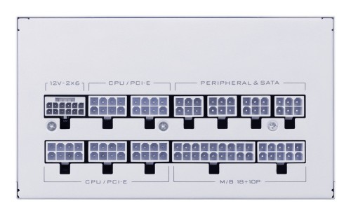 Lian Li SX0850P moduł zasilaczy 850 W 20+4 pin ATX ATX Biały