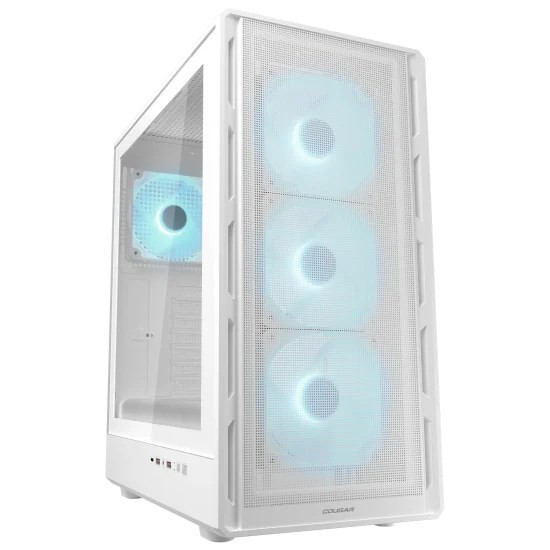 Obudowa Midi-Tower COUGAR Airface Pure PRO, ARGB, Biały