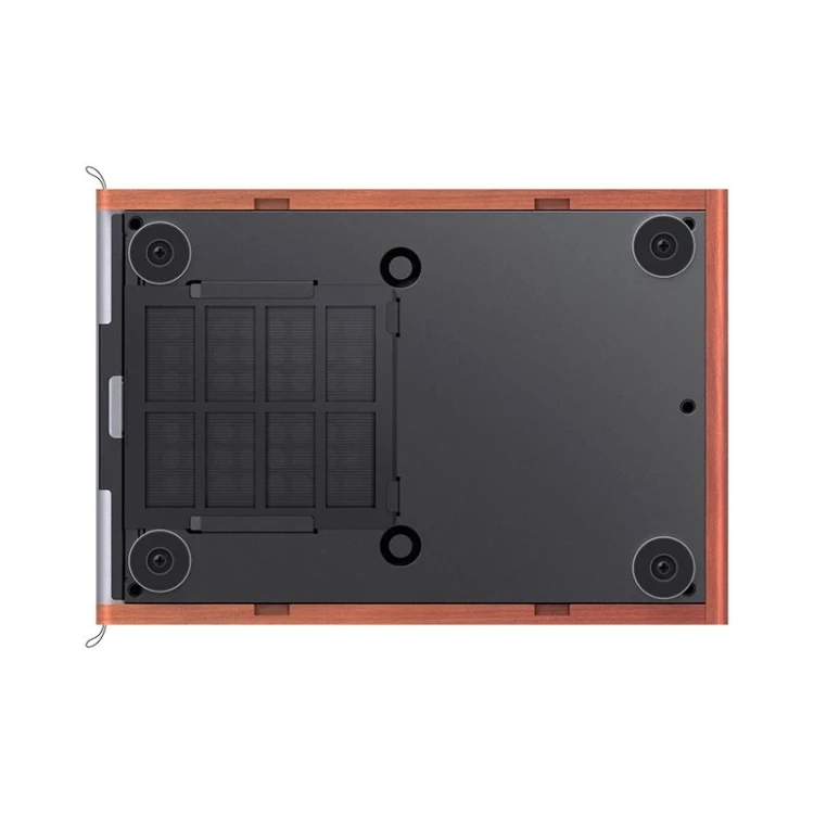 Obudowa PC Jonsbo T7, Midi-Tower, mATX, Szkło Hartowane - srebrne