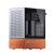 Obudowa PC Jonsbo T7, Midi-Tower, mATX, Szkło Hartowane - srebrne
