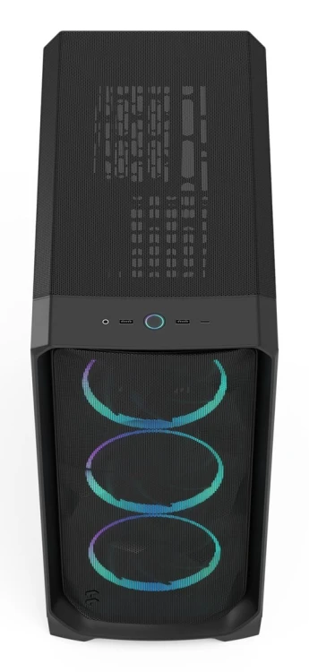 Fractal Meshify 3 Black RGB TG Midi Tower Gaming Gehäuse schwarz