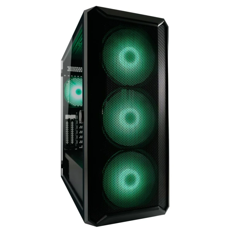 LC-Power Gaming 804B - Midi Tower - obudowa PC - ATX - micro ATX - Mini-ITX - Metal - Plastik - Szkło hartowane - 16 cm