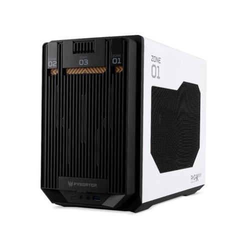 Acer Predator MI900 - Mini-ITX - Panel boczny z okienkiem - bez zasilacza - biały - USB/Audio