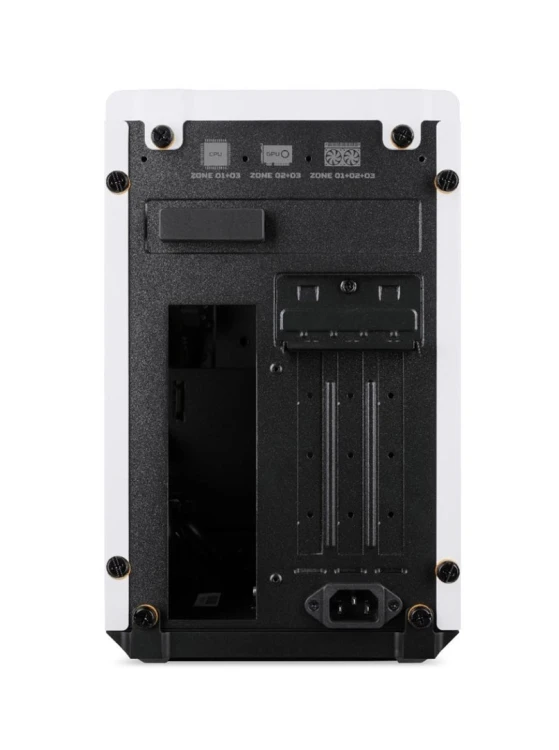 Acer Predator MI900 - Mini-ITX - Panel boczny z okienkiem - bez zasilacza - biały - USB/Audio