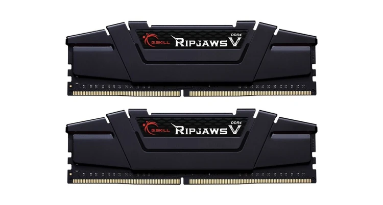 Zestaw pamięci RAM G.Skill Ripjaws V DDR4 64 GB: 2 x 32 GB - DIMM 288-pin - 2666 MHz / PC4-21300 - niebuforowana