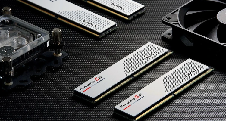 Pamięć RAM G.Skill D532GB 6000-32 Ripjaws S5 white K2