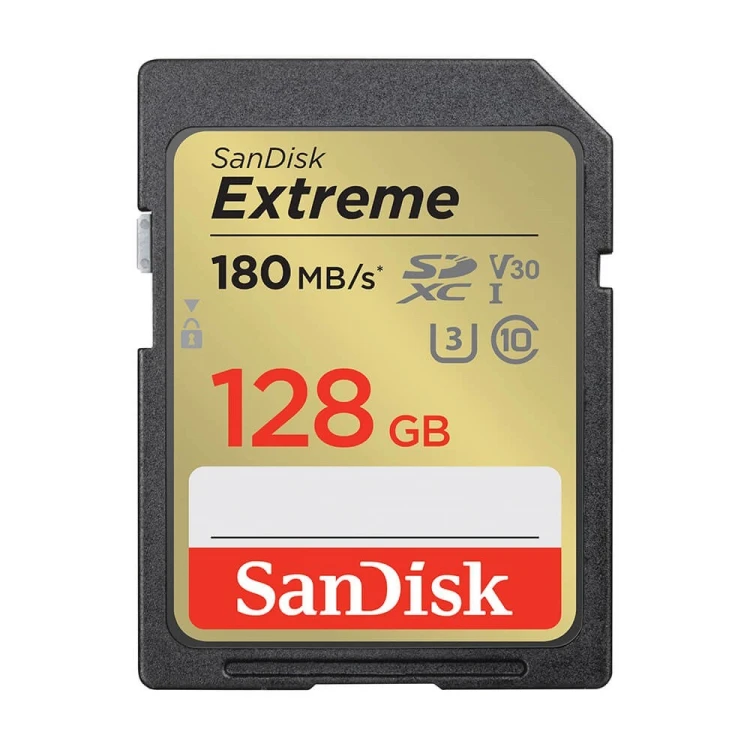SANDISK EXTREME SDXC 128GB 180/90 MB/s A2