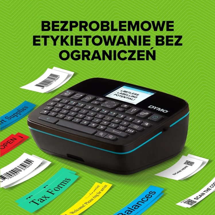DYMO LabelManager 640CB 6/9/12/19/24mm D1 Taśma Qwerty