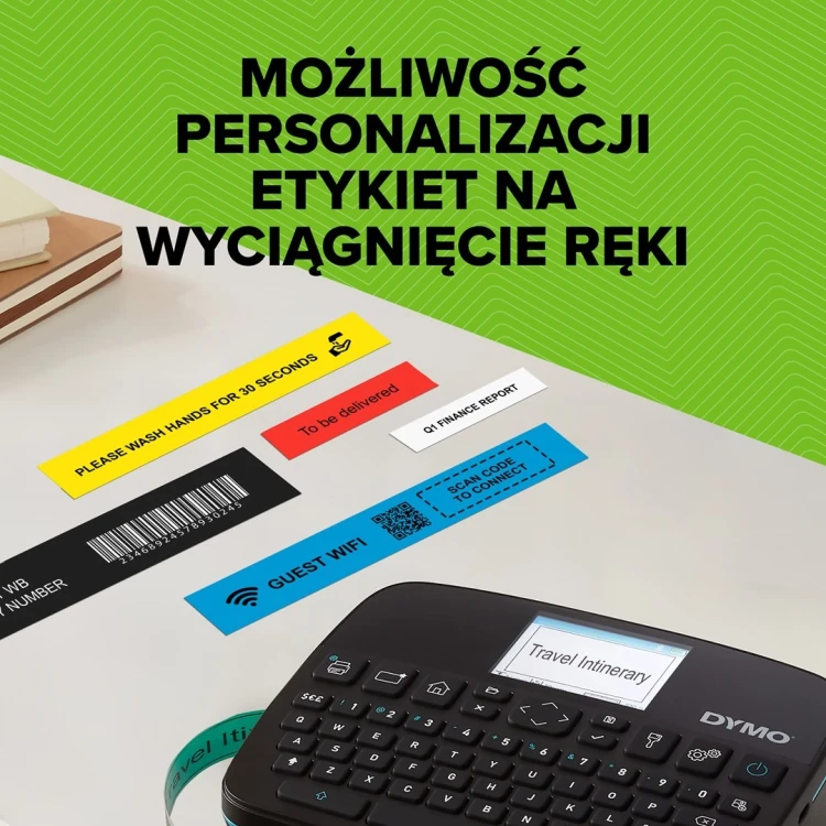 DYMO LabelManager 640CB 6/9/12/19/24mm D1 Taśma Qwerty