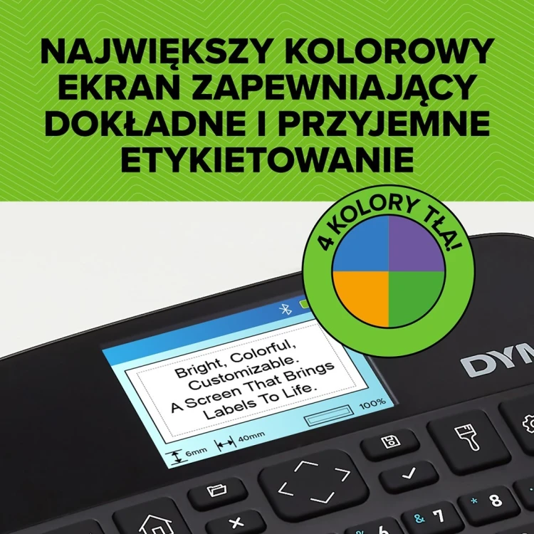 DYMO LabelManager 640CB 6/9/12/19/24mm D1 Taśma Qwerty