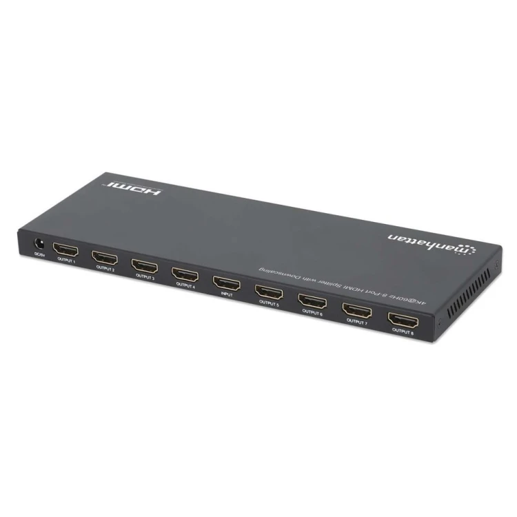 MANHATTAN 4K60Hz 8-portowy rozdzielacz HDMI ze skalowaniem w dół