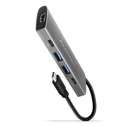 AXAGON HMC-5G21 USB-HUB 2x USB-A + 2x USB-C + HDMI 4K/30Hz, USB-C 3,1 - 13cm