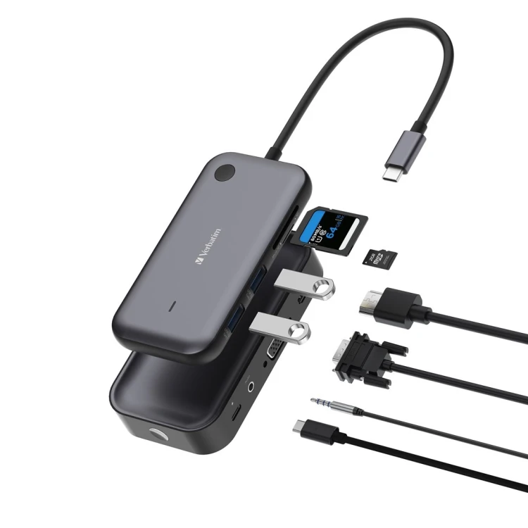 Bezprzewodowa karta sieciowa USB-C Verbatim Share My Screen 1080P WDA-01