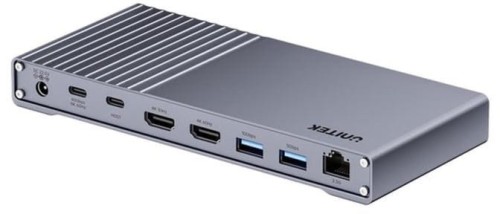 Unitek Potrójna stacja dokująca USB4 40Gb/s,zasilacz 120W