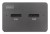 Stacja dokująca USB-C 3.2 Gen2 dla dysków SSD M.2 Duo NVMe oraz SATA (max. 2x 4 TB) z czytnikiem kart SD-Express 7.1 (max. 2 TB), czarna