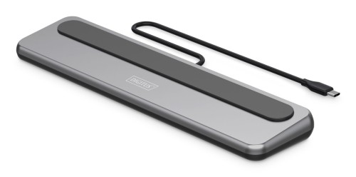 Stacja dokująca USB-C 12 portowa, max. 8K/30Hz z HDR, HDMI, DP, max. 3 monitory (MST), USB-C 3.2 Gen2, Gigabit Ethernet, SD/Micro SD, Audio, PD 100W