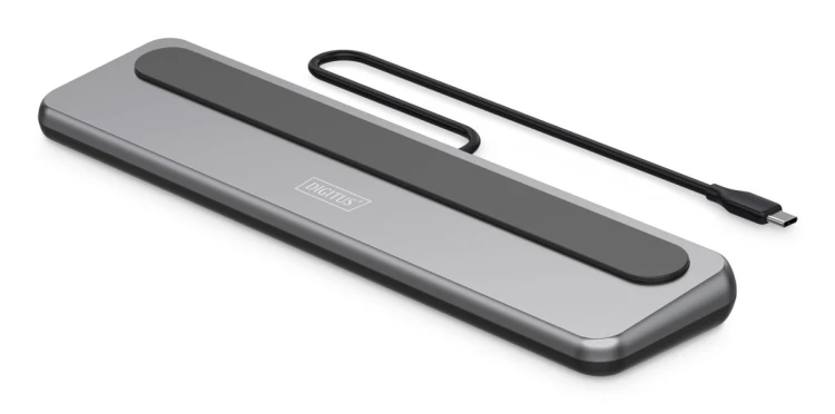 Stacja dokująca USB-C 12 portowa, max. 8K/30Hz z HDR, HDMI, DP, max. 3 monitory (MST), USB-C 3.2 Gen2, Gigabit Ethernet, SD/Micro SD, Audio, PD 100W
