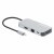 Stacja dokująca MANHATTAN USB-C 8 w 1 z zasilaniem USB 3.2 Gen 1 Type-C męski na żeński HDMI, trzy porty USB-A, gigabitowy port RJ45, port USB-C Power