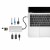 Stacja dokująca MANHATTAN USB-C 8 w 1 z zasilaniem USB 3.2 Gen 1 Type-C męski na żeński HDMI, trzy porty USB-A, gigabitowy port RJ45, port USB-C Power