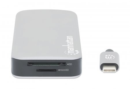 Stacja dokująca MANHATTAN USB-C 8 w 1 z zasilaniem USB 3.2 Gen 1 Type-C męski na żeński HDMI, trzy porty USB-A, gigabitowy port RJ45, port USB-C Power