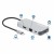 Stacja dokująca MANHATTAN USB-C 8 w 1 z zasilaniem USB 3.2 Gen 1 Type-C męski na żeński HDMI, trzy porty USB-A, gigabitowy port RJ45, port USB-C Power