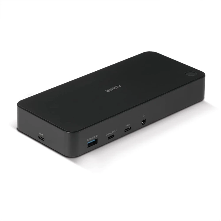 Uniwersalna, hybrydowa stacja dokująca USB typu C i A do laptopa z obsługą 3x4K (DP, HDMI)