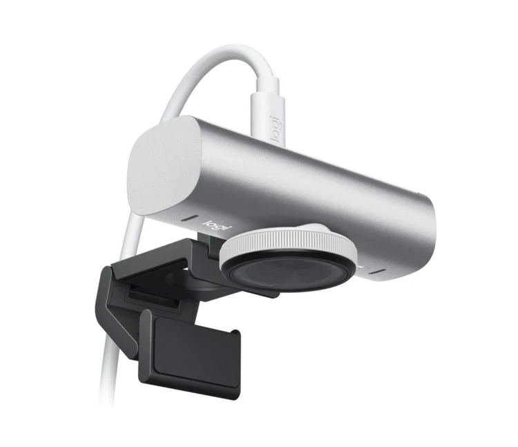 Kamera internetowa LOGITECH MX Brio UHD 4K 960-001559 Jasnoszary (Pale Grey)