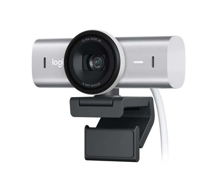 Kamera internetowa LOGITECH MX Brio UHD 4K 960-001559 Jasnoszary (Pale Grey)